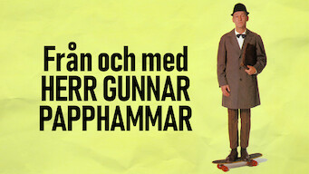 Från och med herr Gunnar Papphammar (1981)